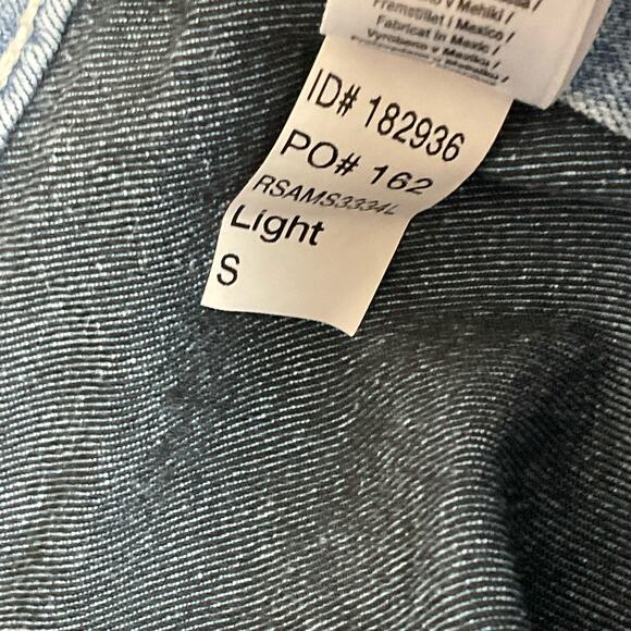 American Apparel Denim The Easy Jean Light Blue Wash Stretch High Waist sz Small - Picture 10 of 10